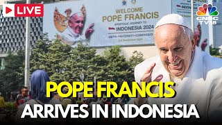 Pope Francis In Indonesia LIVE Indonesia Prepares for First Pope Visit Since 1989 in Jakarta  N18G [upl. by Jump]