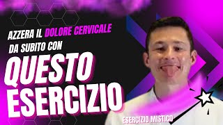 LESERCIZIO MAGICO che ELIMINA la CERVICALE da SUBITO [upl. by Thomsen]