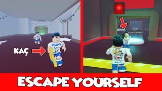 😱YOUTUBER PRATİK OYUN KENDİNDEN KAÇIYOR 🤣  ESCAPE YOURSELF OBBY [upl. by Liryc]