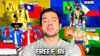 COSAS EXCLUSIVAS de OTRAS REGIONES en FREE FIRE 1 TAILANDIA  ANTRONIXXG [upl. by Oad378]