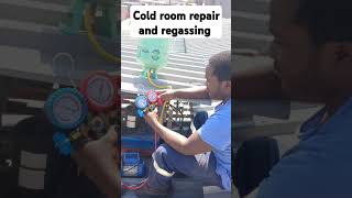 Cold room repair and regassing [upl. by Oiraved]