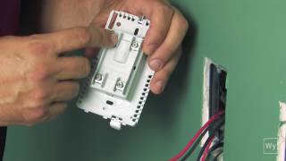 Wiring an nSpiration Series floor heating thermostat to an electric floor heating roll [upl. by Annodam]