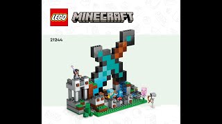 レゴLEGOマインクラフト 21244 ダイヤモンドの剣の基地 [upl. by Silverstein]