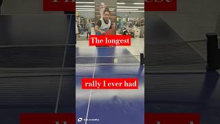 longest rally Table tennis [upl. by Eirena]