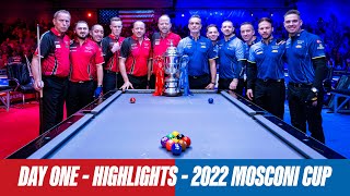 Day One  Highlights  2022 Mosconi Cup [upl. by Eetnahc]