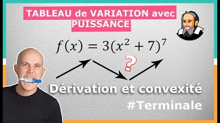 TABLEAU de VARIATION avec les PUISSANCES  Exercice Corrigé  Terminale [upl. by Cuttler]