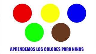 Aprende los colores para niños [upl. by Tandi]