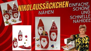 Einfache schnelle und sehr schöne Weihnachtstäschchen 🎄 [upl. by Hermes]