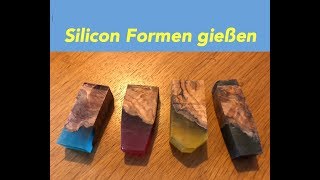 Silikonformen selber herstellen für Penblanks How to make Silikon Molds gießen [upl. by Ressan]