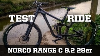 TEST RIDE 2  2017 Norco Range C 92 29er [upl. by Adel]