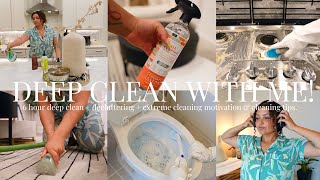 DEEP CLEAN MY HOUSE WITH ME extreme cleaning motivation  satisfying all day mom clean amp declutter [upl. by Etnaud]