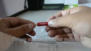 Geiger counter Smart Geiger Nuclear radiation dosimeter radiation detector [upl. by Arraet]