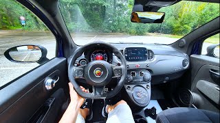 Fiat Abarth 595 Competizione Test Drive POV [upl. by Rickert]