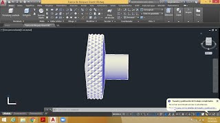 Cómo dibujar un Moleteado en Autocad 3D [upl. by Azilem]