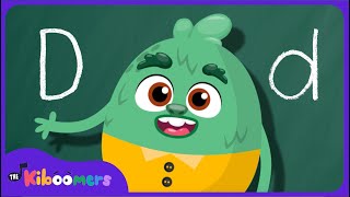 Letter D Song  THE KIBOOMERS Preschool Phonics Sounds  Uppercase amp Lowercase Letters [upl. by Kauppi]