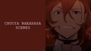 Chuuya Nakahara Scenes Raw season 1  HD  1080p [upl. by Airdnek]