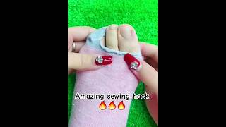 🔥🔥🔥 amazing socks sewing hack  dikiş teknikleri  knit  crochet myhobbyhome [upl. by Stavros]