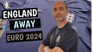 🔥 NEW England Euro 2024 Away Shirt Review [upl. by Nnayelhsa]