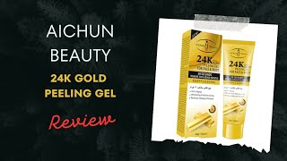 Aichun Beauty 24K Gold Peeling Gel Review  Ara Malik [upl. by Elfrieda426]