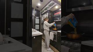 Living in an RV cooking dinner 😋 rvlife rv rvliving asmr shorts momlife [upl. by Aihgn50]