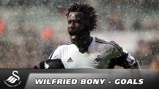 Swans TV  Wilfried Bony  34 Goals for Swansea [upl. by Phillip]