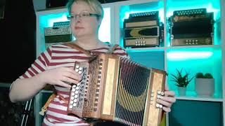 The Wellerman Sea Shanty Mel Biggs  Melodeon  Accordion Cover ShantyTok [upl. by Orecul]