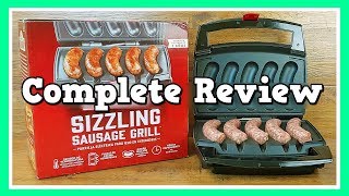 Johnsonville Sizzling Sausage Grill Review [upl. by Barde]