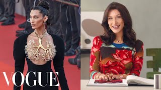 Bella Hadid Breaks Down 15 Looks From 2015 to Now  Life in Looks  Vogue [upl. by Morganstein453]