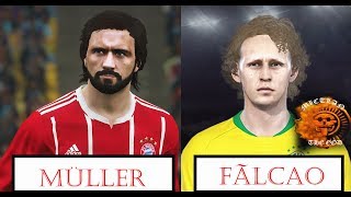 Gerd Müller  Paulo Falcão for PES 20192018 Download face [upl. by Sheply]