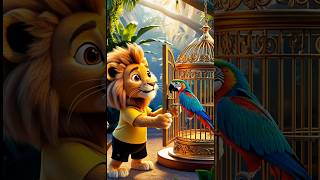 Sheru ne jungle ma ik band parrot ki madad ki aur badle ma sheru ko khazana mila cartoon sheruai [upl. by Rediah]