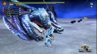 Monster Hunter 3 Ultimate  Lucent Nargacuga G Rank Online Quests 24 [upl. by Eilama412]