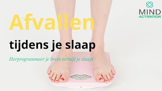 Afvallen met hypnose en slaap meditatie  affirmaties voor afvallen  positief zelfbeeld creëren [upl. by Sarajane]