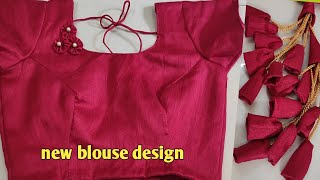 Princess cut blouse design  dori design  matka gala  letest blouse design letest dori [upl. by Sochor]