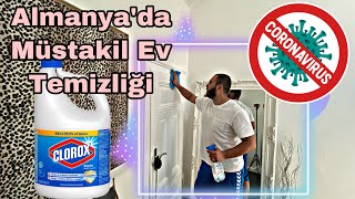 Korona Virüsü’ne Karşı Evi Çamaşır Suyu ile Temizliyoruz  Almanya’daki Müstakil Evimiz [upl. by Gnuhp]