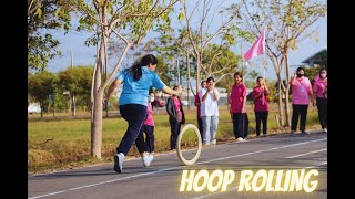 Fun Game Hoop Rolling [upl. by Aidnahs]