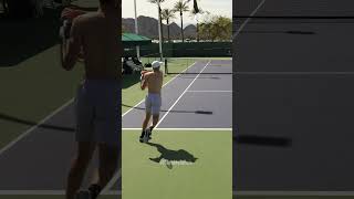 Forehand Compilation  Hubert Hurkacz Slow Motion Back View 1 Shorts [upl. by Moyers]