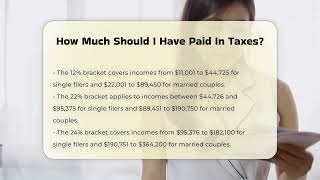 How Much Should I Have Paid In Taxes  CountyOfficeorg [upl. by Deyes]