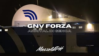 GNV FORZA  Arrival in GENOA [upl. by Yelsehc500]