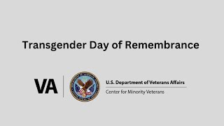 CMV Transgender Day of Remembrance 20 November 2023 [upl. by Atims]