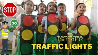 TRAFFIC LIGHTS SONG🚦LITTLE GLEANERS JOYFULLY SANG  rhymes trafficlight learning school kids [upl. by Kylander499]