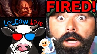 Keemstar FIRES LOLCOW Editor LIVE on my Stream [upl. by Warfold383]