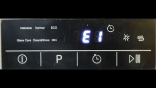 E1 Error in DT8S Voltas Beko Dishwasher [upl. by Acimaj]