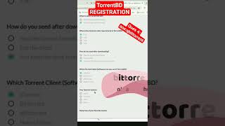 How to fill up registration form TORRENTBD 2024 [upl. by Nyleahcim]