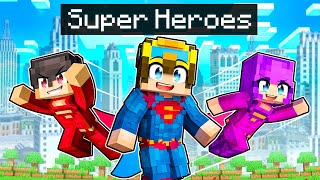 Life of a SUPERHERO In Minecraft [upl. by Retsbew]