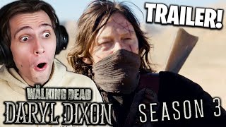 The Walking Dead Daryl Dixon  Season 3 Teaser Trailer REACTION [upl. by Nlycaj]