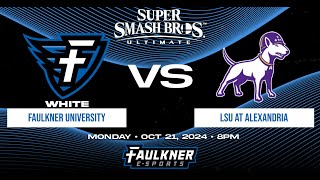 Smash Bros Faulkner White vs Louisiana State University at Alexandria 10212023 [upl. by Stroup]