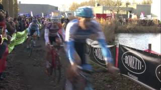 Van der Poel speelt soloslim in Hamme KwadrO Flandriencross DVV Verzekeringen Trofee [upl. by Odnalo]