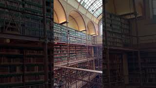 Library in Rijksmuseum Amsterdam [upl. by Nirihs306]