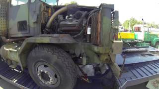 Oshkosh M911 Detroit Diesel 8V92TANo exhaust turbo sound MACKDAG 2013 truckshow [upl. by Frances]