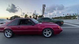 Foxbody Vs Hellcat Challenger [upl. by Killoran]